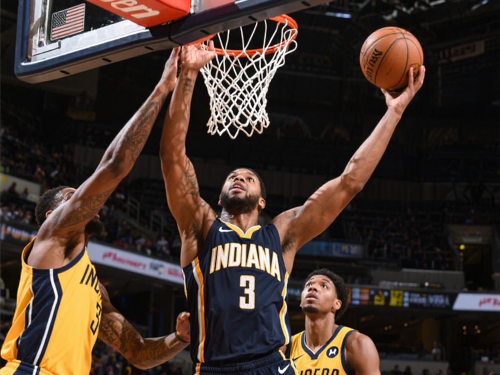 同时，步行者队的冲击力型前锋也发挥了巨大